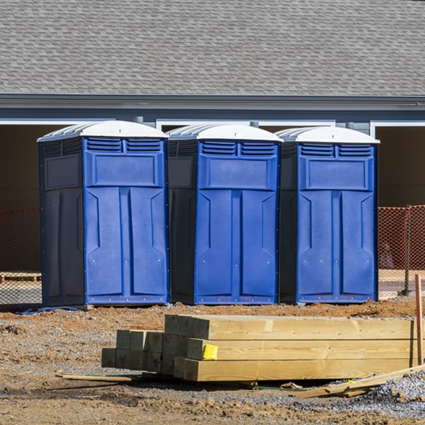 how can i report damages or issues with the portable toilets during my rental period in Milford